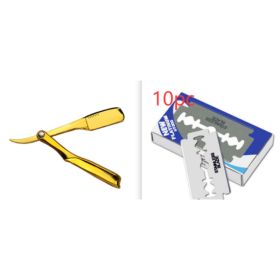 Stainless steel razor blade (Option: Blue set-10pcs)
