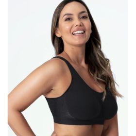 Plus-size S-3XL Premium ShaperBra Women Shaper Bra Sexy Bright Lingerie Female Underwear (Option: S-Black)